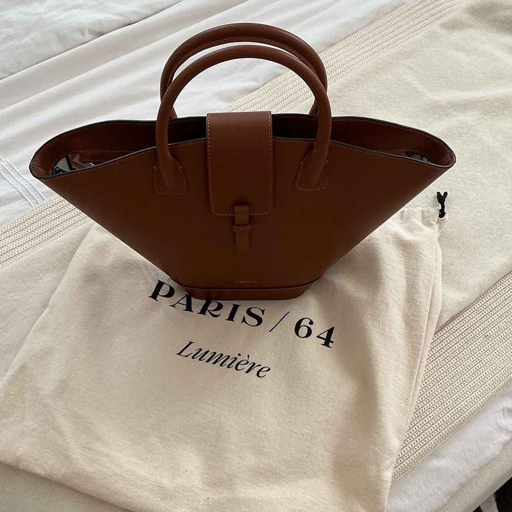Paris/64 Lumière Brown Satchel